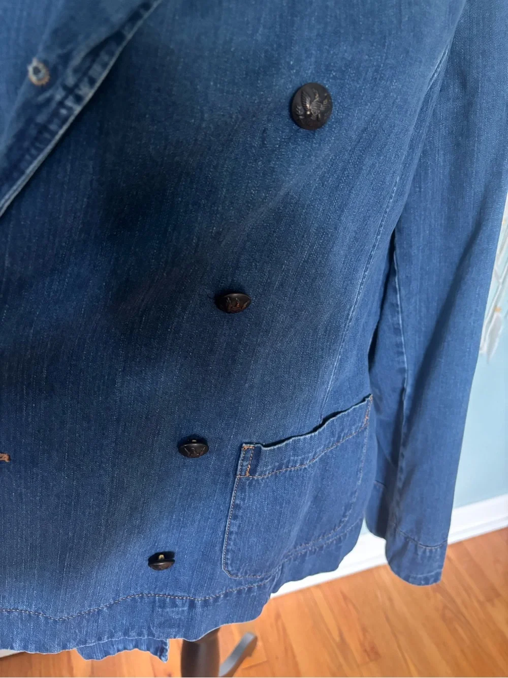Vintage Ralph Lauren Custom -designed Frida Kahlo jacket 100% Cotton - Picture 5 of 14